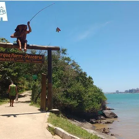 Apto 115M, 3Q Com Suite, 1 Rua Da Praia Do Morro, Wi-Fi Guarapari Exterior photo